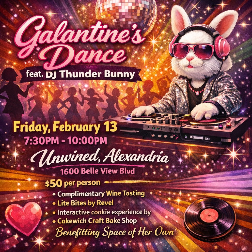 💖🪩 GALENTINE’S DANCE 🪩💖 feat. DJ Thunder Bunny | Fri 02/13/26 Unwined After Hours