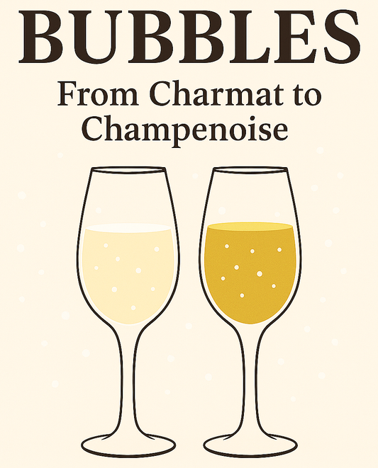 8/18 Revel Wine Class: Bubbles - From Charmat to Champenoise